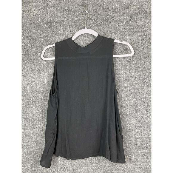 impecchable Pig Tops - The Impeccable Pig Halter Neck Blank Tank - Women | Color: Black | Size: M